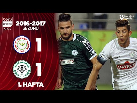 Çaykur Rizespor (1-1) Konyaspor | MAÇ ÖZETİ | 1. Hafta - 2016/2017