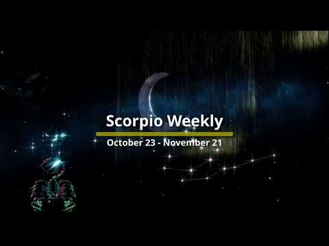 Scorpio Weekly Horoscope June 1st  June 7th