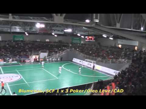 Blumenau/SCF 3 x 3 Poker/Óleo Leve/CAD Guarapuava - Liga Futsal 2015