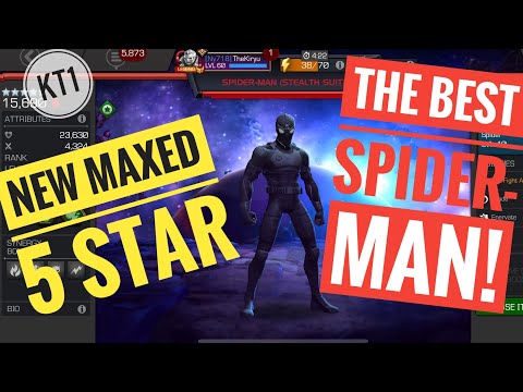 Stealth Suit Spider-Man Goes To Rank 5! 6.4.5 Hydra Adaptoid Boss Solo!