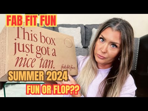 FAB FIT FUN SUMMER 2024 UNBOXING | FAB FIT FUN OR FLOP? | HOTMESS MOMMA MD