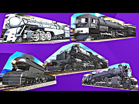 The 5 LARGEST Restored Steam Locomotives!