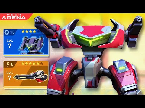 Stalker + Tetra Rifle 8 ☠️| Silent Sniper! | Mech Arena