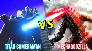 क्या Mechagodzilla को Titan Cameraman हरा सकता है || Titan Camaraman vs Mechagodzilla