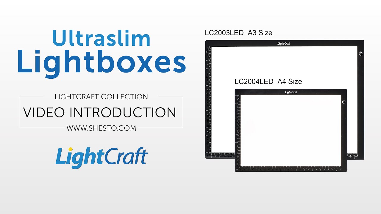 Lightcraft svíticí podložka A3 LED tenká