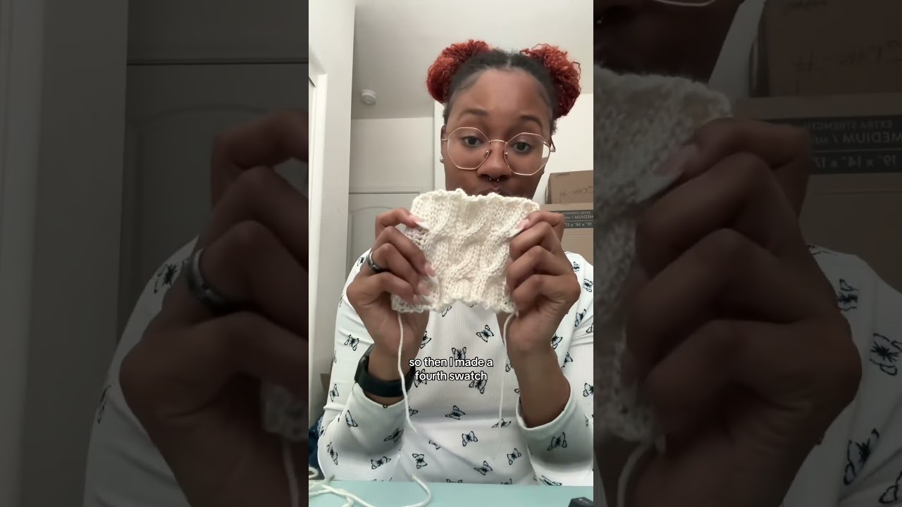 Been experimenting and I think I have what I want to start designing a cardigan 😍 #crochetcables