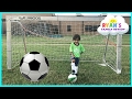 Family Fun Kids Outdoor Activities Ryan First Soccer Practice And First Game Highlights