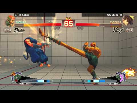 USF4 @ Last Man Standing - TS Sabin (Dhalsim) vs OG PXG Shine (Yang) [720p/60fps]