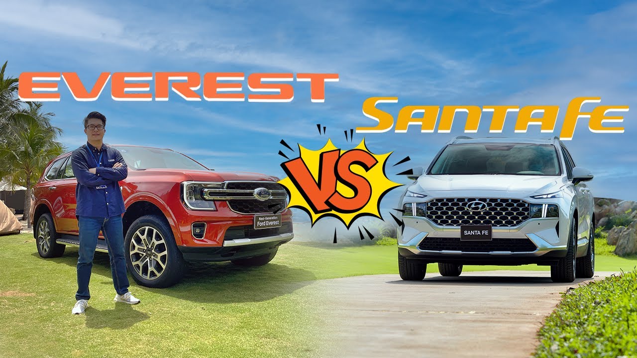 So sánh Ford Everest và Hyundai Santa Fe: Xe nào đáng tiền để cọc?
