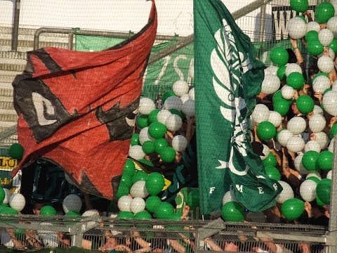 17#085 | Choreo & Support during match FC Energie Cottbus – Chemie Leipzig (02.08.2017)