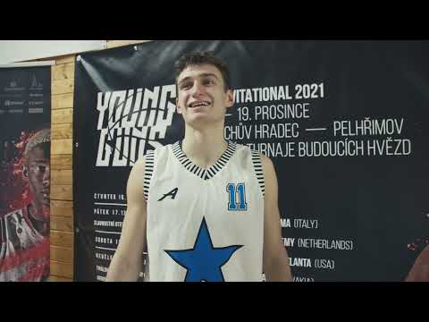 Young Guns 2021, game 12 MVP Matteo Visintin, Stella Azzurra