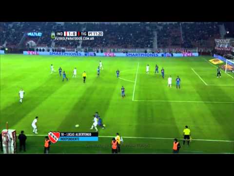 Gol de Albertengo. Independiente 1 - Tigre 0. Fecha 14. Primera División 2015. FPT.
