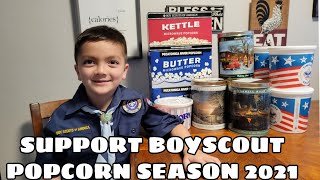 Boyscout Popcorn 2021 | Support Boyscout | Support Cubscout Popcorn Sale #popcorn #boyscouts