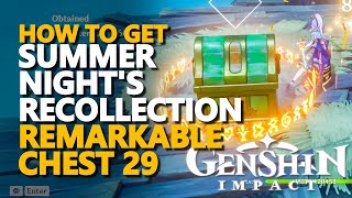 Summer Night's Recollection Genshin Impact