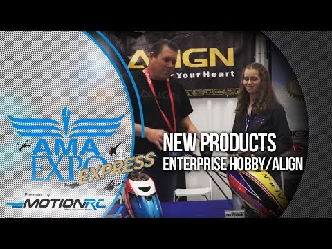 AMA Expo Express West 2018 - New products with ALIGN/Enterprise Hobby