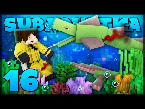 O MONSTRO APARECEU! A SERPENTE DO MAR // SUBAQUÁTICA #16 - MINECRAFT