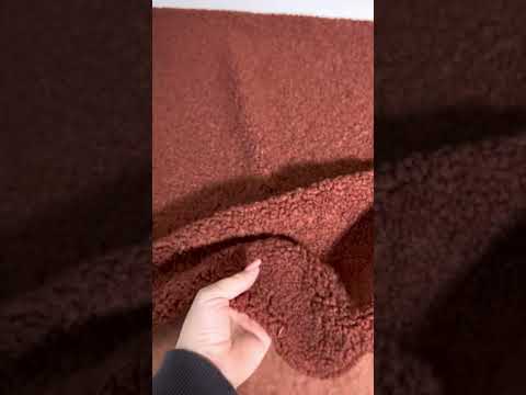 Upholstery Teddy fabric Chestnut brown pigiau