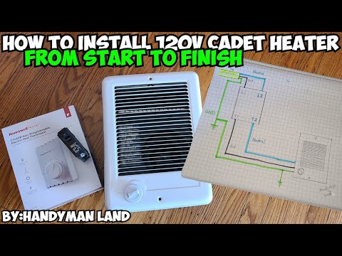 How To Install 120V Cadet Wall Heater From Start To Finish