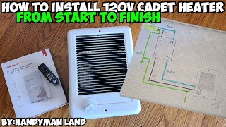 How To Install 120V Cadet Wall Heater From Start To Finish