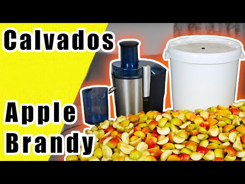 How To Make Apple Brandy At Home //// Calvados