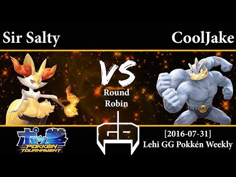[2016-07-31] Pokkén - Sir Salty (Braixen) vs CoolJake (Machamp)