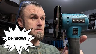 The best priced Cordless Mini Angle Grinder by IRONFACE that uses DEWALT batteries #founditonamazon