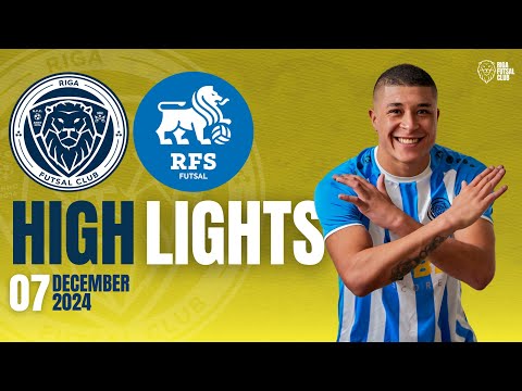 07.12.2024 Riga Futsal Club vs. RFS Futsal I Highlights