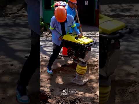 Reparan fuga de agua en colonia Utila, La Libertad Sur