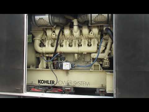 1500 kw Kohler / MTU Diesel Generator SN 0613368 Video 3 - Abraham Generator Sales Co.