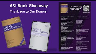 Aesthetic Surgery Journal Book Giveaway 2025 at The Aesthetic Meet in Austin, Te