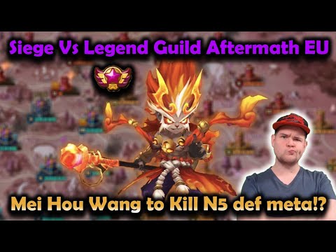 Mei Hou Wang in Siege vs Legend Guild Aftermath EU, The meta killer! - Summoners War