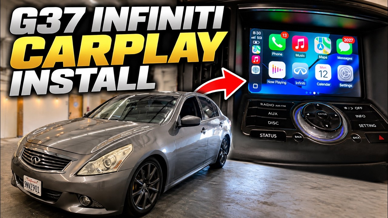 How to Install Apple CarPlay in ANY Infiniti G37! | APEX Modules