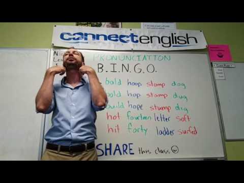 Connect English Pronunciation BINGO, Volume 2 - Mission Valley Campus