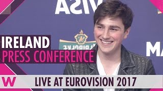 Ireland Press Conference — Brendan Murray &quot;Dying to Try&quot; Eurovision 2017 | wiwibloggs