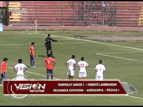 TEMPERLEY JR 2 - 1 O. LAMBRAMANI SEGUNDA DIVISION CERCADO - Visión Deportiva 2013 Pueblo TV Canal 39