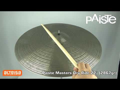 Paiste Masters Dry Ride 22 (2867gr) Sound Demo — Alteisa Sonido