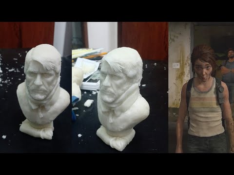 Lápisando: Escultura The Last Of Us 2(Joel) -Time Lapse.