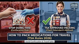 Packing Medicine the Right Way With the Latest TSA Updates in 2026!