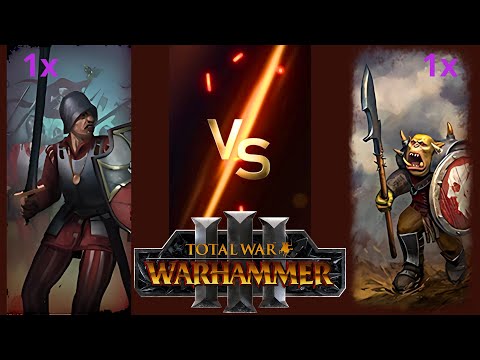 How Well NEW Orc Boyz (Spears) Fare against Empire's Infantry Units in Total War: Warhammer 3?