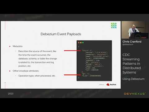 Devnexus 2023 - CDC Streaming Patterns in Distributed Systems - Chris Cranford