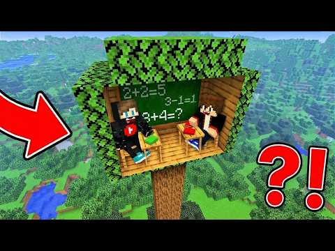 ماين كرافت المدرس والطالب #2 : المدرس خلانا نبني بيت بالقوة !!؟