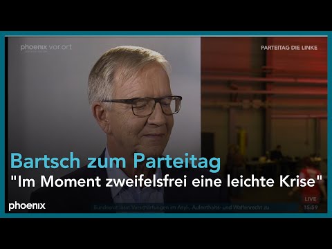 Dietmar Bartsch auf dem Parteitag der Linken am 18.10.24