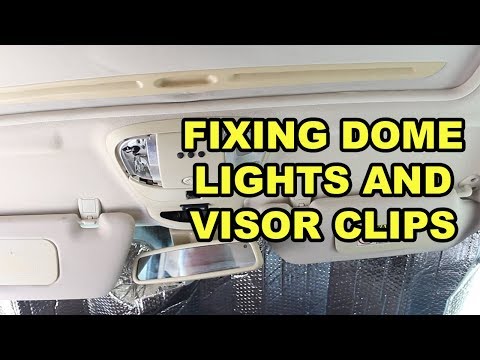 Mercedes-Benz ML Mirror Clip and Dome Light Repair