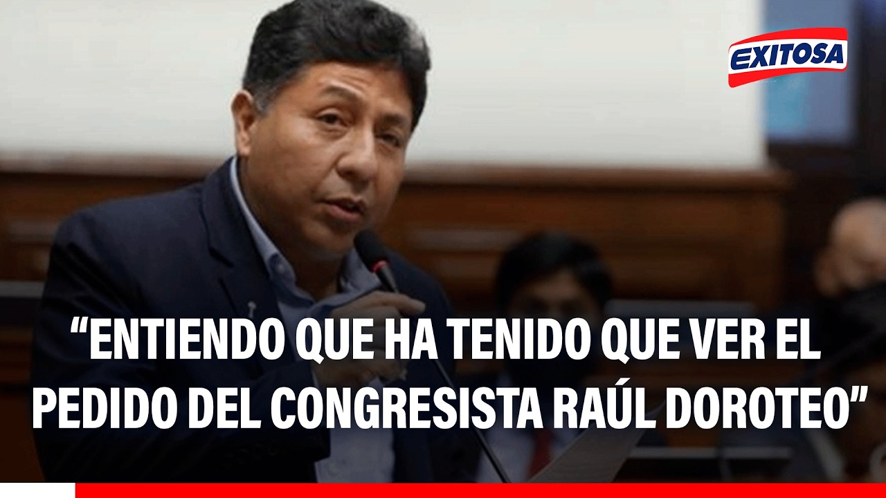 🔴🔵 Congresista Raúl Doroteo estaría detrás en salida de exprocurador Amado Enco