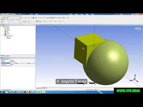 ✅ ANSYS DESIGN MODELER - Basic Tutorial 4 - BOOLEAN