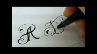 Fancy Letters - How To Design Your Own Swirled Let