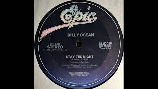 Billy Ocean - Stay The Night (12'' Single) (Vinyl - 1981)