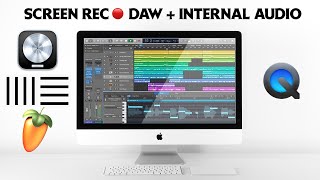 How To Screen Record Your DAW with Internal SOUND (FREE for MAC)