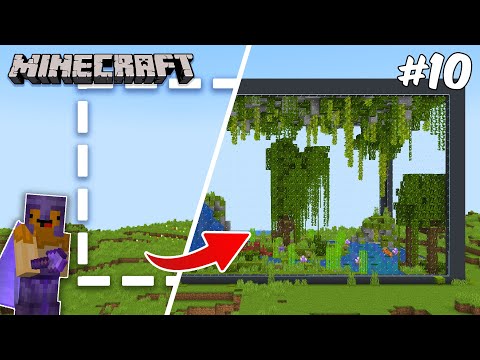 I Built A HUGE FROG Terrarium In Minecraft! Minecraft Let's Play Episode 10...