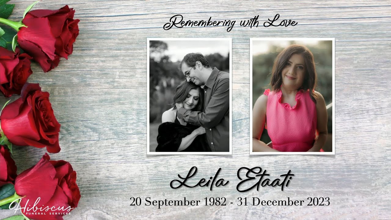 Leila Etaati funeral service